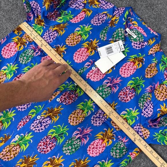 Foxcroft Zoey Plus Pineapple Long Sleeve Shirt NWT Size 16W - Picture 5 of 8